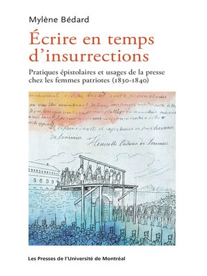 cover image of Écrire en temps d'insurrections
